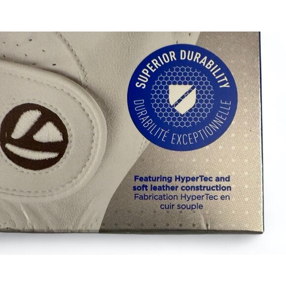 New TaylorMade Ladies Stratus Tech Golf Glove N6407418 White LLH-M - Picture 7 of 9